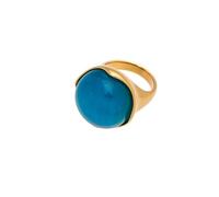 Kokoma Cat Eye Stone Ring for Women Geometric Circle Round Statement Ring Stainless Steel Rings Eternity Promise Engagement Wedding Fashion Jewelry, Stainless Steel, No Gemstone