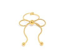Kokoma Long Tassel Bow Ring for Women Minimalist Bow Knot Ribbon Statement Ring Adjustable Open Finger Band Promise Eternity Rings Fashion Jewelry for Christmas