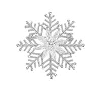 Kokoma Rotable Snowflake Brooch Pin for Women, Crystal Cubic Zirconia Winter Flower Christmas Lapel Pin Corsage Shawl Clip Safety Pins for Coth Dress Xmas Accessory, S, Copper, no gemstone