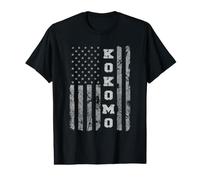 Kokomo, Indiana, American Flag Value Graphic T-Shirt