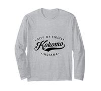 Kokomo Indiana in City of Firsts for Men and Women Long Sleeve T-Shirt