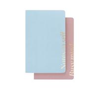 Kokonote 2 A5 Notebook Set - Nude Sky | Pack Of Notebooks A5 Dotted & Plain | Aesthetic Stationery Gifts For Women, Cute Notebook Journal, Cute Gifts Under 10 Pounds