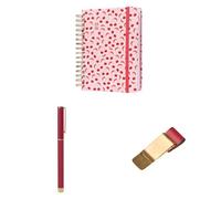 Kokonote A5 Academic Diary 2025-2026 Page A Day + Pen + Pen Holder Clip