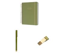 Kokonote A5 Academic Diary 2025-2026 Page A Day + Pen + Pen Holder Clip