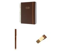 Kokonote A5 Academic Diary 2025-2026 Page A Day + Pen + Pen Holder Clip