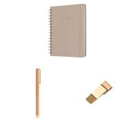 Kokonote A5 Academic Diary 2025-2026 Week To View + Pen + Pen Holder Clip