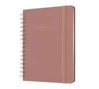 Kokonote A5 Academic Diary 2025-2026 Week To View - Rose Nude | Academic Planner 2025-2026 With Stickers, Student Essentials For University, Back To School Supplies