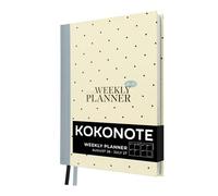 Kokonote A5 Academic Diary 2026-2027 Week to View - Cloud Dots Planner