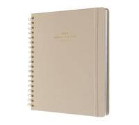 Kokonote Academic Diary 2025-2026 Week To View - Misty Gray | Academic Planner 2025-2026 With Stickers & Tabs, Student Essentials For University, Back To School Stationery