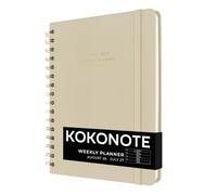 Kokonote Academic Diary 2026-2027 Week to View - Misty Gray Planner