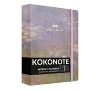 Kokonote Academic Diary 2026-2027 Week to View - Monet Gifts, Planner | Academic Planner 2026-2027, Mid Year Diary 2026 2027, Weekly Planner | Aesthetic Stationery Gifts