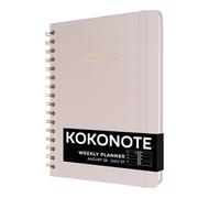 Kokonote Academic Diary 2026-2027 Week to View - Soft Lilac Planner