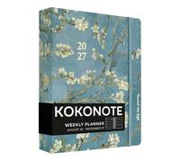 Kokonote Academic Diary 2026-2027 Week to View - Van Gogh Gifts, Planner | Academic Planner 2026-2027, Mid Year Diary 2026 2027, Weekly Planner | Aesthetic Stationery Gifts