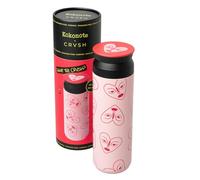 Kokonote Metal Water Bottle 500ml / 17oz - CRVSH | Hot and Cold Water Bottle, Thermos Flask, Stainless Steel Water Bottle, Travel Bottles, Gym Bottle, Cute Water Bottle