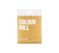 Kokonote - Colour Mill Edible Gold Leaf 23 Karat for Baking Decorating Cakes Chocolates Cookies and Desserts - 8cm - 25 Sheets
