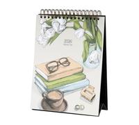 Kokonote Desk Calendar 2026 - Self Care Club Calendar 2026 Month To View | Monthly Desk Planner, Desktop Gifts Under 15 Pounds | Cute Gifts For Friends