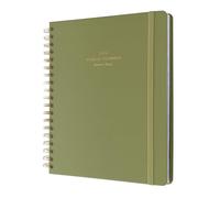 Kokonote Academic Diary 2025-2026 Week To View - Desert Sage | Academic Planner 2025-2026 With Stickers & Tabs, Student Essentials For University, Back To School Stationery