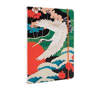 Kokonote Japanese Crane A5 Notebook - Bullet Journal - Notebooks A5 - Notepads A5 - A5 Notepad - Dotted Notebook A5 - Dotted Bullet Journal - Japanese Stationery