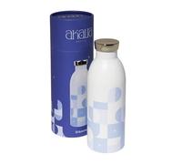 Kokonote Metal Water Bottle 500ml / 17oz - Akalia | Hot and Cold Water Bottle, Thermos Flask, Stainless Steel Water Bottle, Travel Bottles, Gym Bottle, Cute Water Bottle