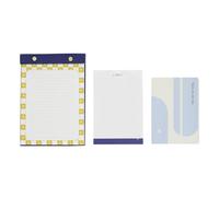 Kokonote Notepad Set - Akalia | 3 Notepads in Different Sizes | Notebook Set, Cute Notebook, Stationery Supplies, Writing Pad, Note Books, Cute Stationery