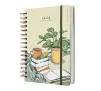 Kokonote Self Care Club Muse A5 2024 Day To Page Diary | January 2024 - December 2024 | 2024 Weekly Planner | A5 Planner With Stickers & Pocket | 2024 Diary
