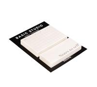 Kokonote Sticky Notes - Habit Tracker | 90 Sheets Note Pads, Cute Sticky Notes, Clear Post It Notes | University Essentials Stationery, Office Accessories, Uni Essentials