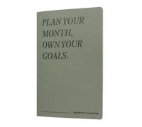 Kokonote Undated Planner - Matcha Latte Monthly Planner With 24 Months & Notes | University Essentials, Work From Home Essentials, Work Diary, Perpetual Calendar Book