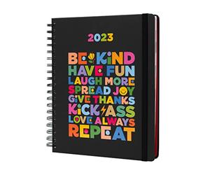 Kokonote Wink & Wonder Diary 2023 | Big Size 8.3 x 9.8 inch - 21 x 25 cm | Academic Diary Week To View | With Stickers |Cute Stationery | 2023 Diary