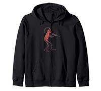 Kokopelli Original Cave Art Zip Hoodie