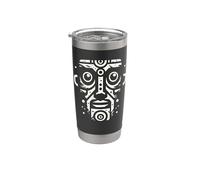 Kokopelli Petroglyphs Rock Painting Cave Art Design Stainless Steel Insulated Tumbler