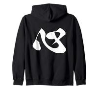 KOKORO 心 - Japanese Calligraphy, Heart Zip Hoodie