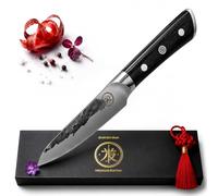 Kokoro 4.5” Paring Knife | Hand Forged | Kuro Wood Handle