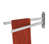 KOKOSIRI Hand Towel Holder Rack Swivel Bathroom Towel Bars Swing Out Rails for Bath Kitchen Brushed Nickel Stainless Steel B5007BR-A2