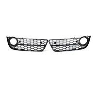 KOKPIT Car Front Bumper Fog Light Lamp Grille Grill Cover Mesh Honeycomb Hex Fit For Audi A5 Coupe/Sportback 2008-2011 Cabriolet 2010-2011 (Color : Bright Black)