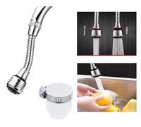 KOKSI Kitchen Tap Aerator Rotatable Water Bubbler 360 Degree Rotating Water Swivel Faucet for Bathroom Kitchen Tap Nozzle Filter Adapter