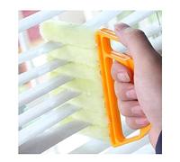 KOKSI Wet Dry Venetian Window Blind Cleaner Brush with Ergonomic Handle for Dust Cleaning Shades Dirty Blinds Home Care & Cleaning Tool Damp Duster Sponge