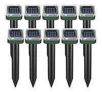 KOKSII Mole Repellent Squirrel Repellent 10 Pack Ultrasonic Snake Repellent Repeller Mole Deterrent Spikes