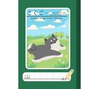 こくご Kokugo Japanese Writing Practice Notebook: 18mm squares with cross grid guide, B5 size (6.9”x9.8”), Right-to-Left reading direction, vertical writing