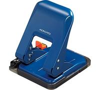 Kokuyo 2-Hole Punch, Heavy-Duty 37 Sheet Capacity, Perfect Size for A4/B5/A5 Papers with Adjustable Paper Guide & Position Markers, Blue (PN-G37B)
