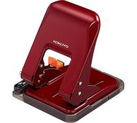 Kokuyo 2-Hole Punch, Heavy-Duty 37 Sheet Capacity, Perfect Size for A4/B5/A5 Papers with Adjustable Paper Guide & Position Markers, Red (PN-G37R)
