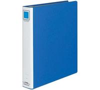 Kokuyo 4-Hole Ring File Single Lever Blue A4 Vertical Spine Width 2.2 inches (55 mm) Pack of 4