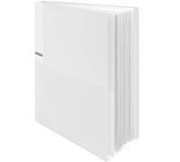 Kokuyo 40-Pocket Binder with Plastic Sleeves 9"x12" (Clear), A4 Art Portfolio Folder with Clear Sheet Protectors. 80 Pages of Presentation Display Book. Japan Import (CTRA-C40T)
