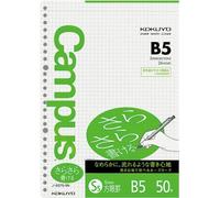 Kokuyo B5 5mm Grid Ruled 50 Sheets can Write Campus Loose-Leaf rustling Bruno -837S-5 by B. Toys