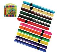 KOKUYO CAMLIN 12 Shades Water Colour Brush Flex Tip Pens Draw Sketch Calligraphy