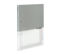Kokuyo Campus 2-Ring Loose Leaf Binder, A4, 2 Holes, Up to 100 Sheets, Gray, Japan Import (RU-PP158M)