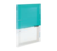 Kokuyo Campus 2-Ring Loose Leaf Binder, A4, 2 Holes, Up to 100 Sheets, Light Blue, Japan Import (RU-PP158LB)