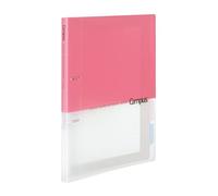 Kokuyo Campus 2-Ring Loose Leaf Binder, A4, 2 Holes, Up to 100 Sheets, Pink, Japan Import (RU-PP158P)