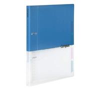 Kokuyo Campus 2-Ring Loose Leaf Binder, B5, 2 Holes, Up to 100 Sheets, Blue, Japan Import (RU-PP358B)