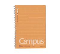 Kokuyo Campus A5 Ruled Plastic Cover Wiro Notebook - Orange