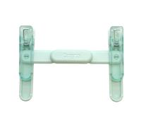 KOKUYO Campus Book Clip, Portable Pen Holder for Thick Textbooks, Independent Double Clips, Semi-Transparent Design to See Text, Green